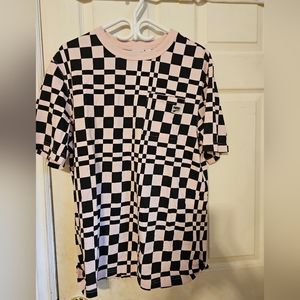Salmon puma checkered shirt